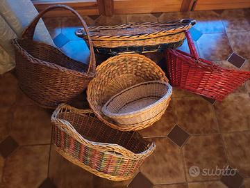 Cesti in vimini 