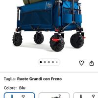 Carrello Spiaggia Ruote Grandi