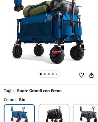 Carrello Spiaggia Ruote Grandi