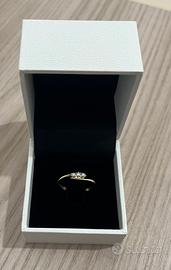 Anello Trilogy Oro e Diamanti