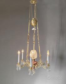 Lampadario a petrolio