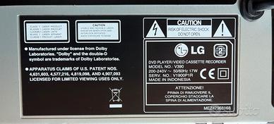 LG Combo lettore DVD e videoregistratore  VHS / TV