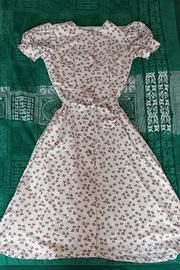 Abito midi vintage(stile anni '80) ,Viscosa, Xs/S