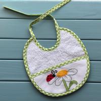 Bavaglino nronato ricamo a mano