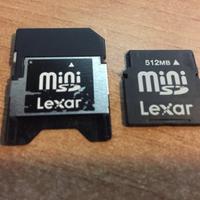 MINI SD Lexar 512 MB