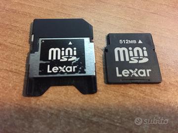 MINI SD Lexar 512 MB