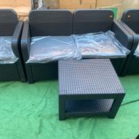 SET SORRENTO ANTRACITE 4 POSTI grandsoleil
