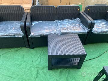 SET SORRENTO ANTRACITE 4 POSTI grandsoleil