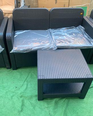 SET SORRENTO ANTRACITE 4 POSTI grandsoleil