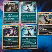 Lotto carte Pokemon Umbreon