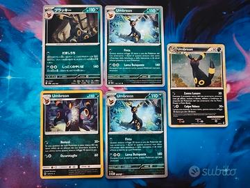 Lotto carte Pokemon Umbreon