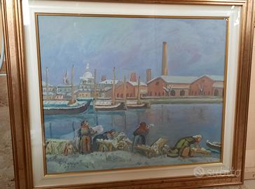 Quadro ad olio di Gino Donati