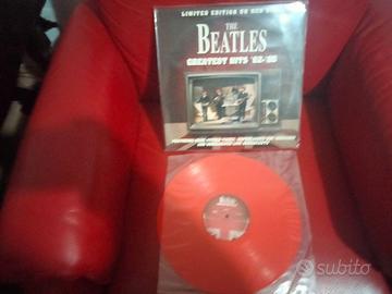 lp beatles greatest hits vinile rosso ristampa 33