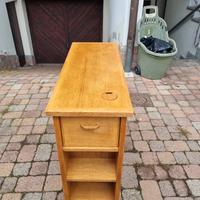 mobiletto porta TV in masello rovere