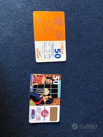 Schede ricarica telefonica tim e wind