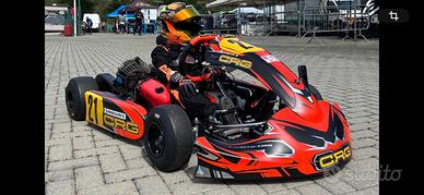 Mini kart CRG Black Mirror con motore Tm mini v.o.