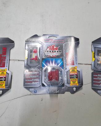 Lotto 3 Bakugan Battle Gear Nuovi Sigillati