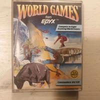 Cassetta World games Epyx  commodore 64 128