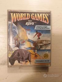 Cassetta World games Epyx  commodore 64 128