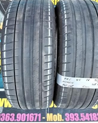 2 gomme usate michelin 225 45 18 95y estive runfla