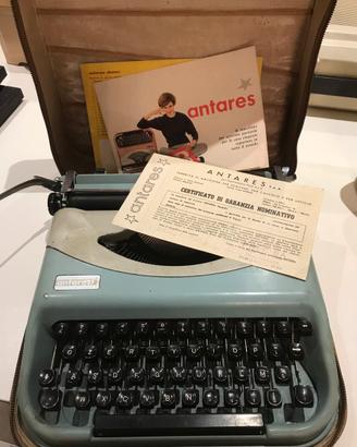 Macchina da scrivere d’ epoca Antares