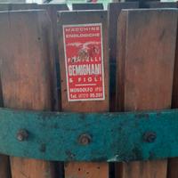 Macchina enologica Torchio per uva RItiro a mano