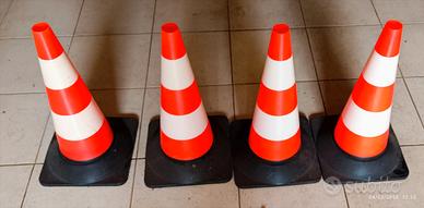 Set 4 Coni Stradali Professionali - Altezza 55cm