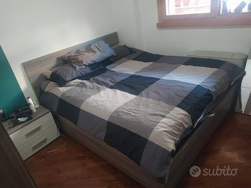 Letto contenitore matrimoniale (senza materasso)