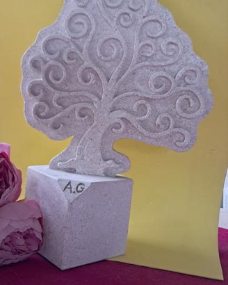 albero della vita in pietra di vicenza Scolpito a 