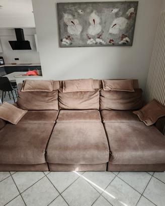 divano letto marte dondi bi-color