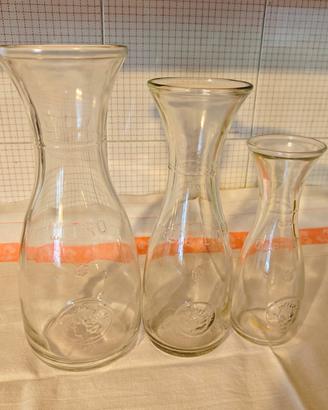 Set bottiglie misure graduate e bollate Bormioli 