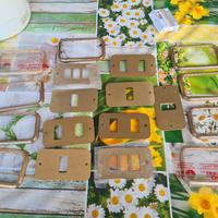 placche copri interruttori in ottone