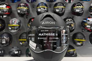Casco modulare Airoh Mathisse 2 nero opaco