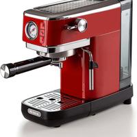 Macchina caffè cappuccino ariete 1381 metal rossa