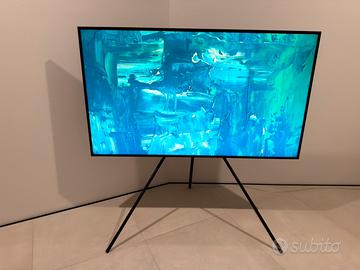 Samsung tv the frame 55 4k + supporto a terra