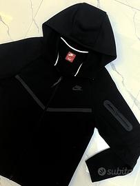 Felpa Nike Tech Fleece nera originale