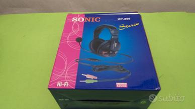 Cuffie stereo con microfono Sonic HP-259, in confe