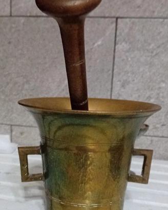 mortaio in bronzo