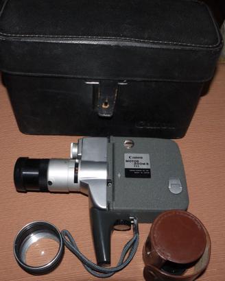 cinepresa vintage canon motor zoom 8 eee