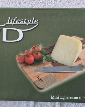 MINI TAGLIERE CON COLTELLO