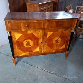 Credenza Impero intarsiata