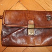 Borsa a mano in cuoio vintage - 27x18cm