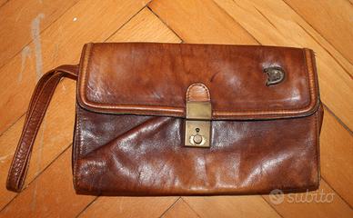 Borsa a mano in cuoio vintage - 27x18cm