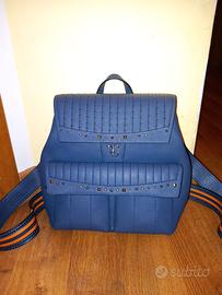 Zaino Trussardi Jeans blu donna con borchie
