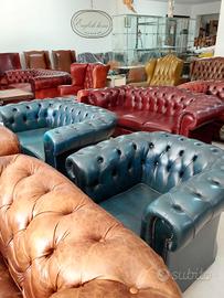 Chester chesterfield inglesi originali in pelle 