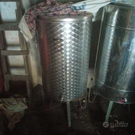 Serbatorio acciaio inox 200 litri