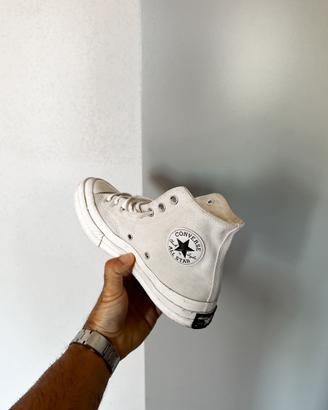 Scarpe converse chuck 70 vintage bianche unisex