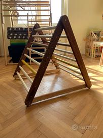 Triangolo di Pikler in legno