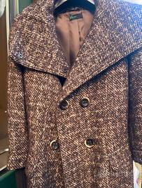 Cappotto donna tabacco bronze