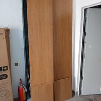 struttura armadio angolare ikea PAX  betulla 